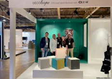 The team of Decolegno, which is the official distributor of Cleaf.
