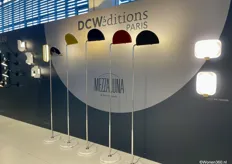 These floor lamps, Mezzaluna from DCWéditions, were also new in the collection.