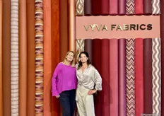 Carol Driessen and Tamar Eberwijn for the latest fabric collection of Vyva Fabrics.
