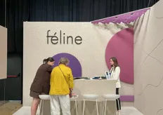 Wool & 100% Recycled PET felt, that's what Féline showed.