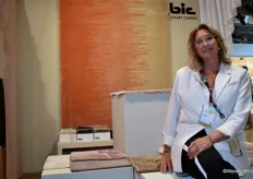 Cindy Buné at the new collection of B.I.C. Carpets, which is known for the high-quality and custom-made carpets according to the Wilton weaving method as well as hand-tufted production.