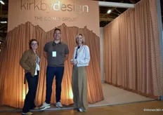From left to right, Jolanda van Tellingen, Arek Verhees, and Janine de Jong from The Romo Group (known for their high-quality interior fabrics), who mainly focused on curtain fabrics during Design District.