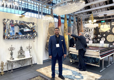 Emed Ansari from Luminer Light showcased bespoke lighting and decor pieces manufactured in Iran.