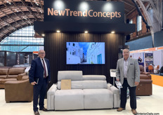 Bernard Conreen and Darrel Tough from the Italian New Trend Concepts. They specialise in leather sofa’s but recently introduced fabrics last January, which according to Darrel is doing very well!