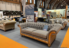 Oswald & Pablo specialises in handmade Chesterfield sofa’s. This was their first time at the Manchester Furniture Show.