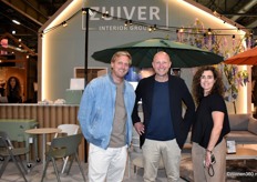 Lex Tiggeler (left) from Richmond Interiors did not participate in this edition of Maison&Objet, but did come to take a look at his colleagues, such as Arjen Lubbes and Caroline van Velze from Zuiver.