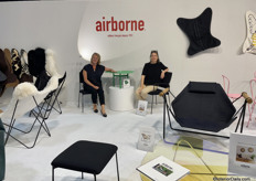 Christine Prévert and Patricia Lejeune from the French brand Airborne. 