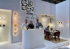 Mikael Holvik, Fanny Svensson and Alexander Meyenberg Hall of the Swedish lighting brand Globen Lighting.