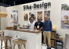 David Bayle, Pedro Gomes and Roberto Cerri from the Danish Sika Design, specialising in ratan pieces. 