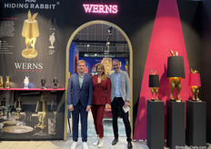 Werner Voß showcased its popular decor items, from animal lamps to Chinese tea pots. David Voß, Alexandra Gördes and Nicolas Voß showed us the stand. 