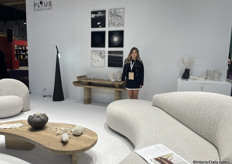 Svetlana Karaseva flew over from Dubai to showcase the brand Plyus Furniture's new pieces.