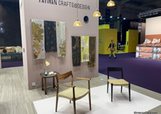 The stand of Taiwan Crafts & Design had pieces of 10 different designers.