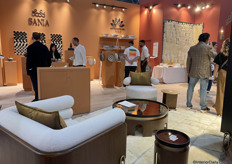 Artisanat du Maroc was a stand featuring several different brands from Marocco. From tapestries, to furniture, to decor.