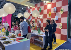 The Italian brand Bitossi Home had a lot of colourful pieces on display. From tableware to decorative pieces.