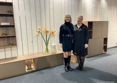 Stephanie and Marie Verraes of Groep Tomorrow Furniture who presented the new label Luxus during the fair.