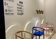 Hall 9 featured two stands with all Ukrainian furniture design labels.