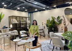 Claudia from Enthourage Furniture: 'We combine the development, production, handling, transport and processing of high quality furniture pieces in large quantities. We can take care of your project form start till finish.'