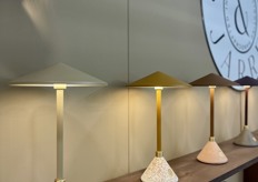 The cordless Aurore lamp, available in various models.