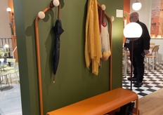 Aside from Fermob's strong focus on outdoor products, the brand is now also shifting attention to indoor items, such as this indoor coat rack designed for both children and adults.