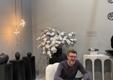 Bas Quist at the favorite chair from 101 Copenhagen.