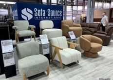 Sofa Source International also introduced a collection of new chairs.